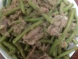四季豆炒牛肉