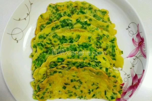 韭菜鸡蛋饼