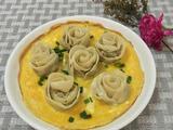 蛋饼玫瑰饺子的做法[图]