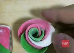 玫瑰花卷的做法图解4