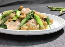 芦笋腰果炒虾仁