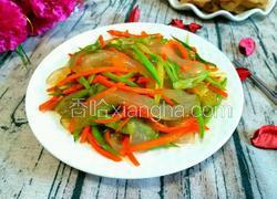 豆角炒拉皮