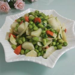 毛豆子炒茭白的做法[图]