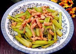 芹菜炒肉丝