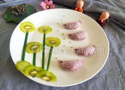 蔬汁金鱼饺子（韭菜馅）
