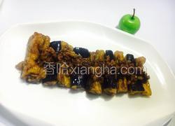 红烧茄子酿肉末