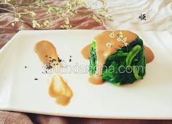 麻酱菠菜墩