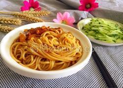 西柿牛肉拌面