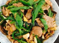 青椒炒猪肝肉丝