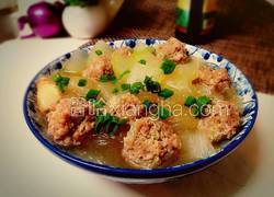 冬瓜粉丝丸子汤