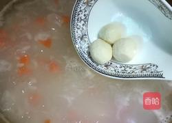 玉米丸子粥的做法图解5
