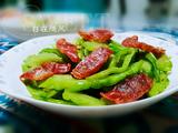 腊肠炒苦瓜