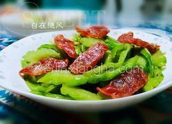 腊肠炒苦瓜