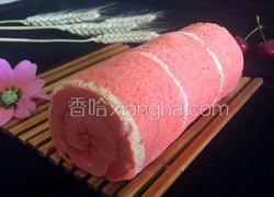 红丝绒条纹蛋糕卷