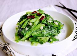 炝炒小白菜