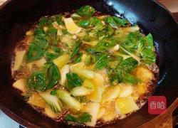 土豆烧油菜的做法图解6