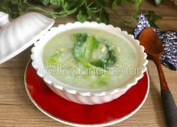 白菜虾米粥