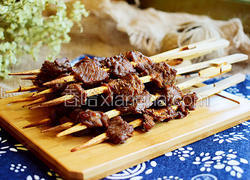 家庭烤羊肉串
