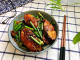 红烧鲅鱼蒜薹