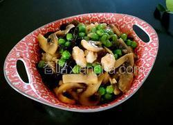 豌豆虾仁炒口蘑
