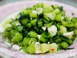 咸蛋白炒春菜