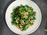快手菜-瘦肉炒四季豆