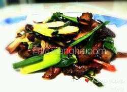 蒜苗子姜炒腊肉