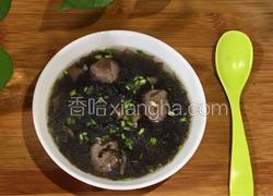 牛肉丸紫菜汤
