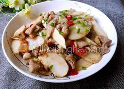 山药炒肉片