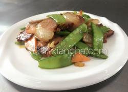 腊肉炒荷兰豆
