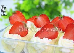 风靡韩国的草莓蛋糕卷