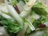 炝炒小白菜
