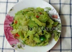 家常辣椒炒苦瓜