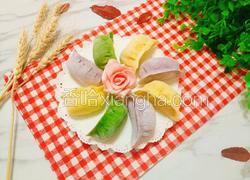 牛肉萝卜馅彩色蒸饺