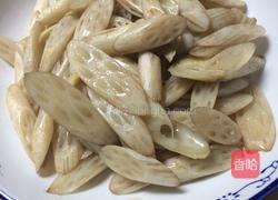 醋溜藕根的做法图解4