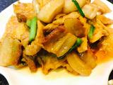 五花肉焖炸豆腐