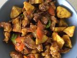 肉段烧茄子
