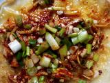 大葱鸡蛋煎薄饼