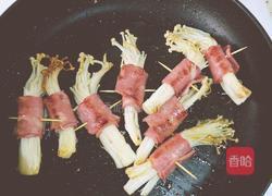 培根金针菇卷的做法图解4