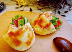 虾仁黄瓜口袋饼