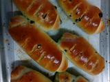 蓝莓巧克力馅牛奶面包