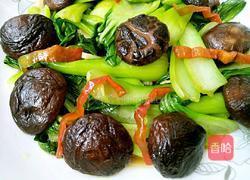 青菜香菇的做法图解10