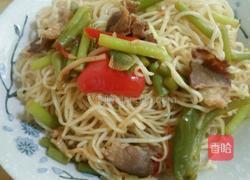 蒜苔蒸面的做法图解9