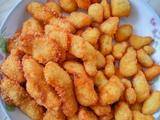 美味的鸡米花（原味和辣味）