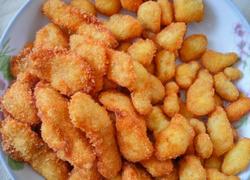 美味的鸡米花（原味和辣味）