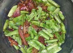 四季豆橄榄菜炒叉烧肉