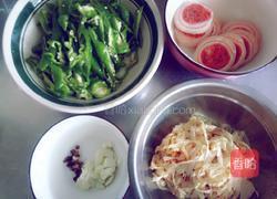 辣炒豆皮水晶火腿的做法图解1