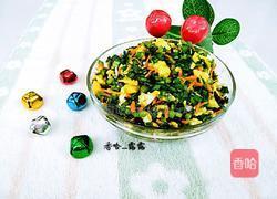 韭菜鸡蛋胡萝卜馅的做法图解8