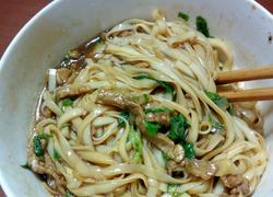 小白菜肉丝面