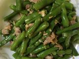 四季豆炒肉